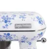 Robot de bucătărie Mixer cu bol din inox 6.5 L, 1800W, 4 accesorii incluse &ndash; Retro Floral &ndash; Anyta Cooking