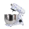 Robot de bucătărie Mixer cu bol din inox 6.5 L, 1800W, 4 accesorii incluse &ndash; Retro Floral &ndash; Anyta Cooking