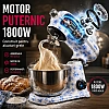 Robot de bucătărie Mixer cu bol din inox 6.5 L, 1800W, 4 accesorii incluse &ndash; Retro Floral &ndash; Anyta Cooking