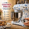 Robot de bucătărie Mixer cu bol din inox 6.5 L, 1800W, 4 accesorii incluse &ndash; Retro Floral &ndash; Anyta Cooking