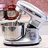 Robot de Bucătărie Mixer cu bol de 6.2 L - 2000W - Gri - Anyta Cooking