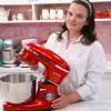 Robot de Bucătărie Mixer cu bol de 6.2 L - 1500W - Roșu - Anyta Cooking