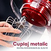 Robot de Bucătărie Mixer cu bol de 6.2 L - 2000W - Roșu - Anyta Cooking