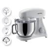 Robot de bucatarie Mixer cu bol de 6L din inox,1800W, din aluminiu, Alb(Bej) - Anyta Cooking