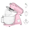 Robot de bucatarie Mixer cu bol Transparent de 6L din inox,1800W, din aluminiu, Roz - Anyta Cooking