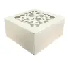 Cutie tort ALBA cu capac dantelat si tavita - 30x30x8cm - Anyta Cooking