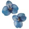 Set 10 Decoratiuni comestibile din vafa - ORHIDEE ALBASTRE - 8,5 -7,5CM - Dekora - Anyta Cooking