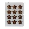Set 12 decor din ciocolata STELE CU AURIU – Funcakes