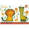 Set 2 buc Decupatoare din plastic - GIRAFA AND LION- Decora