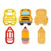 Set 2 buc Decupator din plastic - BACK TO SCHOOL - Decora