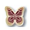  Set 288 buc decor din ciocolata - Fluturi maro - 45x43,5 mm (EXP: 2024-iulie)