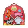 Set 4 buc Decupatoare din plastic - ANIMALE FERMA- Decora