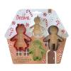 Set 4 buc Decupator din plastic - Familia turta dulce - Decora