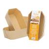 Set 5 Forme de copt celuloză naturală - 15,3 x 8,8 x 6 h cm - 300 g - Decora