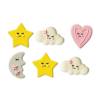 Set 6 buc Decoratiune zahar-Baby Girl-3,5 cm-Decora