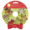 Set 6 buc Decupatoare din inox - CHRISTMAS - 5 cm -  Wilton