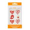 Set 6 decoratiuni din zahar -Love/Love - Decora