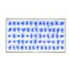 Set 66 buc Decupatoare cu embosare - litere ALFABET, simboluri si cifre - PME