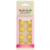 Set 8 buc Decoratiune din ciocolata -CHOCO BALLS YELLOW-250 gr -Funcakes