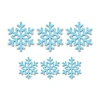 Set decor comestibil - "Fulgi de nea albastri 2D" - 6 buc - Anyta Cooking