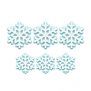 Set decor comestibil - "Fulgi de nea albi 2D" - 6 buc - Anyta Cooking