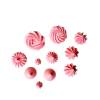   Set decor comestibil - &bdquo;Mini bezele asortate, roz&rdquo; 11 buc - Anyta Cooking 