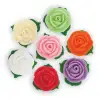  Set Decor din Pasta de Zahar - 7 Flori Multicolore - Nr.1 - YKPACA 