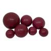 Sfere comestibile burgundy (vișiniu) &ndash; set 7 buc pentru decorarea deserturilor &ndash; Anyta Cooking