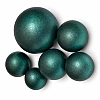 Sfere comestibile VERDE INCHIS- set 7 buc pentru decorarea deserturilor &ndash; Anyta Cooking