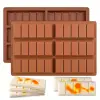 Forma de Silicon pentru Mini Tablete de Ciocolata (6 cavitati) - 26x17 cm, Adâncime 1,5 cm