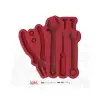 Mulaj din silicon cu Unelte (M3216) - 13,5 x 14cm - Anyta Cooking