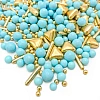 Sprinkles - Boy Gang (Perle Albastre și Bastonașe Aurii) - 450g - Happy Sprinkles
