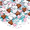 Sprinkles - Frosty Magic - Mix de Iarnă Alb, Bleu și Argintiu - 90g - Happy Sprinkles