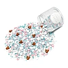 Sprinkles - Frosty Magic - Mix de Iarnă Alb, Bleu și Argintiu - 90g - Happy Sprinkles