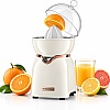 Storcător de Citrice Silentios - Electric, Crem cu 2 conuri și cioc anti-stropire &ndash; Anyta Cooking
