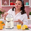 Storcător de Citrice Silentios - Electric, Crem cu 2 conuri și cioc anti-stropire &ndash; Anyta Cooking