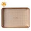 Tava de copt antiaderenta - Rose Gold - 34.7 x 24.5 x 5.5 h cm - Decora