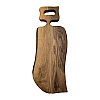 Tocător din Lemn de Nuc Masiv cu M&acirc;ner Decupat - Realizat Manual - 48 x 25 x 2,5 cm