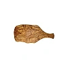 Tocător Rustic din Lemn de Măslin - Realizat Manual - 35 x 18 x 1 cm