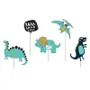 Topper pentru Torturi 5 bucati - Dinozaur - PartyDeco