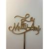 Topper Tort La multi ani Auriu ( L-lung) - Anyta Cooking
