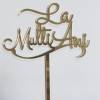 Topper Tort "La Multi Ani" ,AURIU, - Anyta Cooking