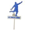 Topper tort - La multi ani - Fotbalist, Albastru, MDF - Anyta Cooking