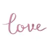 Topper Tort MDF - LOVE Roz - 15 cm