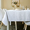 Față de masă antipete Baroc Alb, 240 x 150 cm, poliester impermeabil &ndash; Anyta Cooking