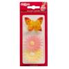 Vafa comestibile tort - 2Fluturi și 2margarete- 170x15x72 mm- Dekora (L) - Anyta Cooking