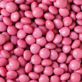 Decor din ciocolata cu lapte - ROZ PIERSICA - 80 g - ⌀ 10 mm - Decora