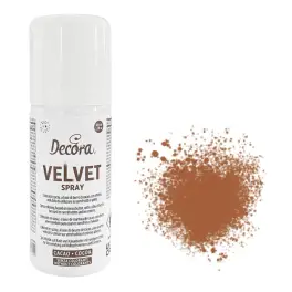 Spray alimentar cu efect de catifea/velvet - 100ml - MARO - CACAO - Decora