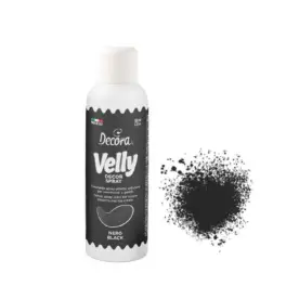 Spray alimentar cu efect de catifea/velvet - 100ml - NEGRU - Decora