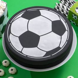 Șablon tort- Minge de fotbal - 25 cm- Decora